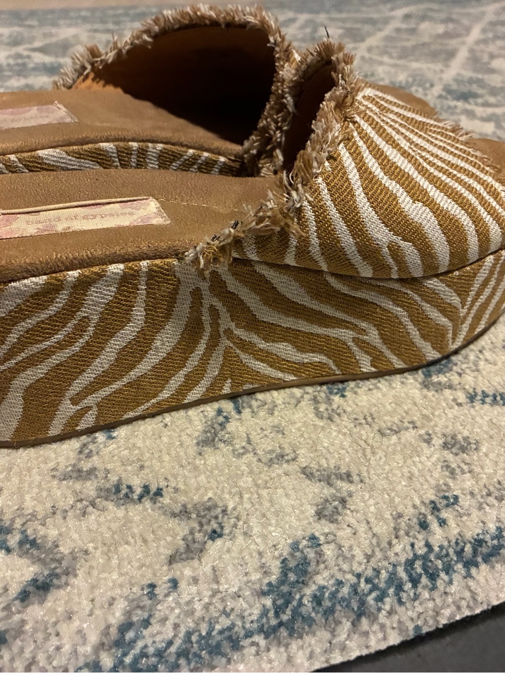 Zebra Print wedges